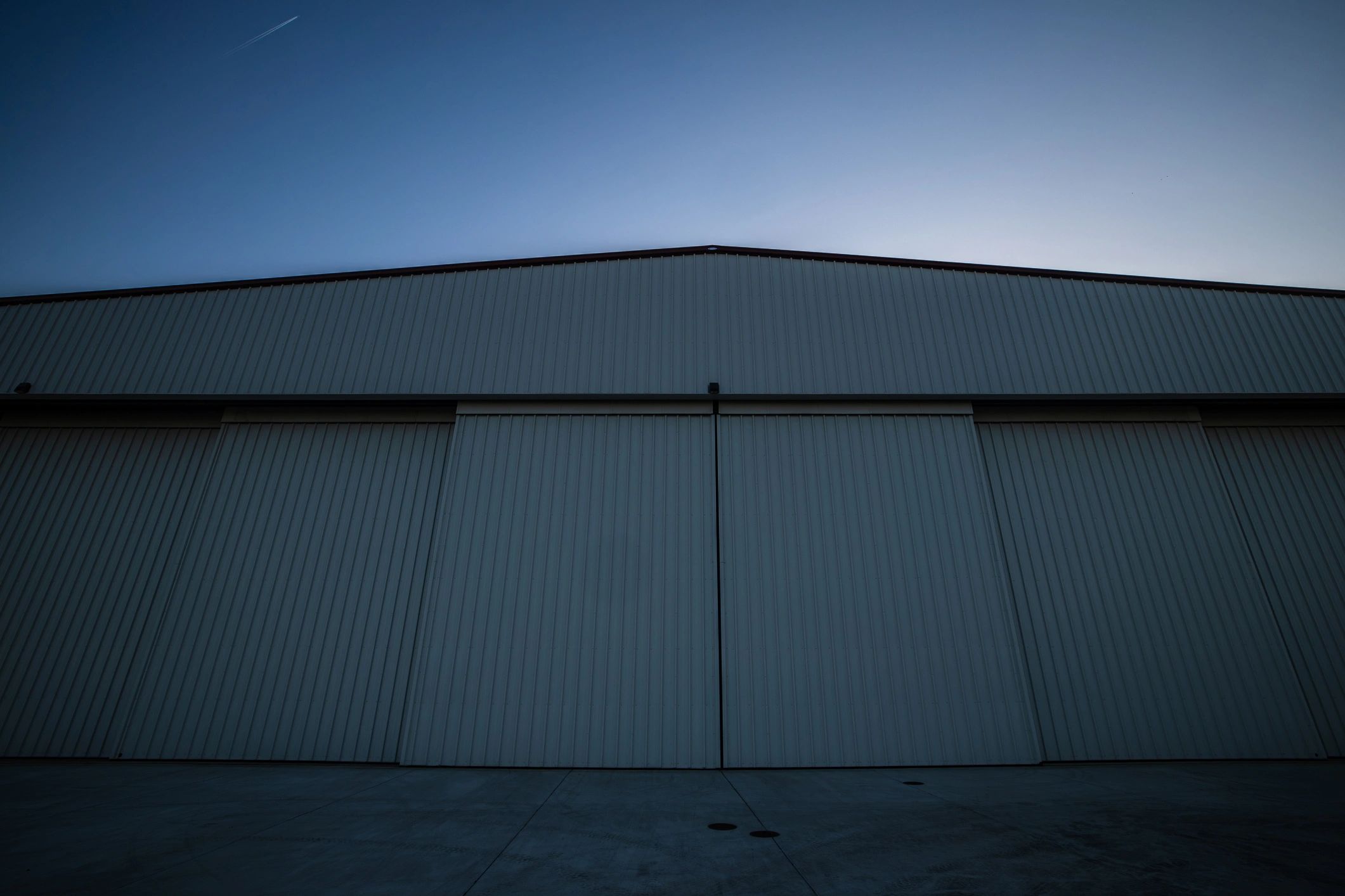 Large industrial space with durable coated flooring