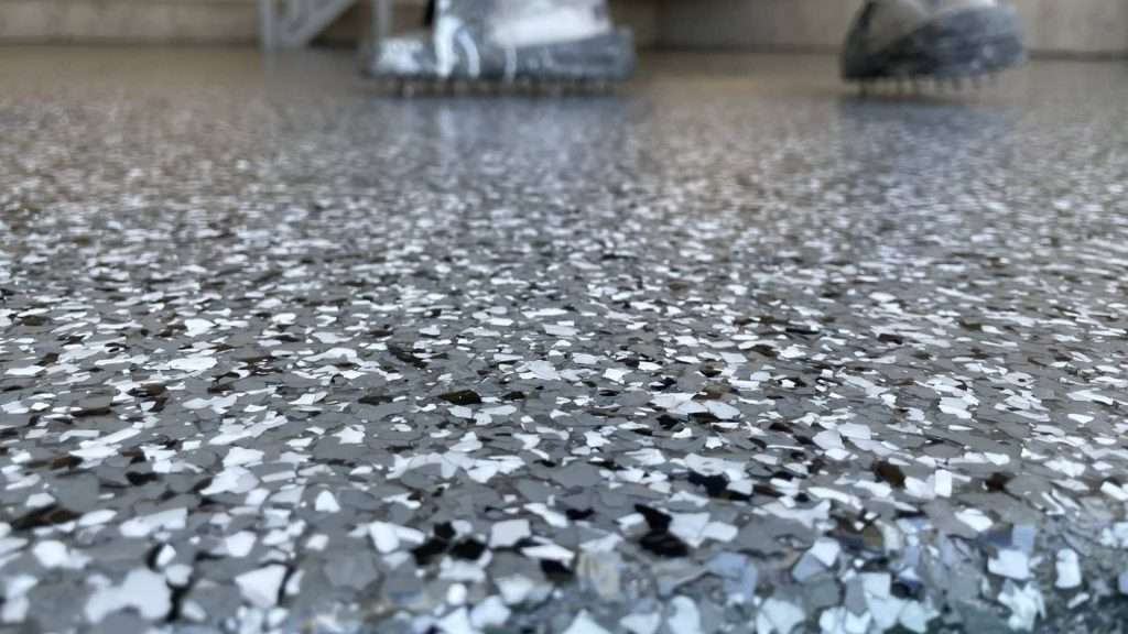 Durable epoxy garage floor coating